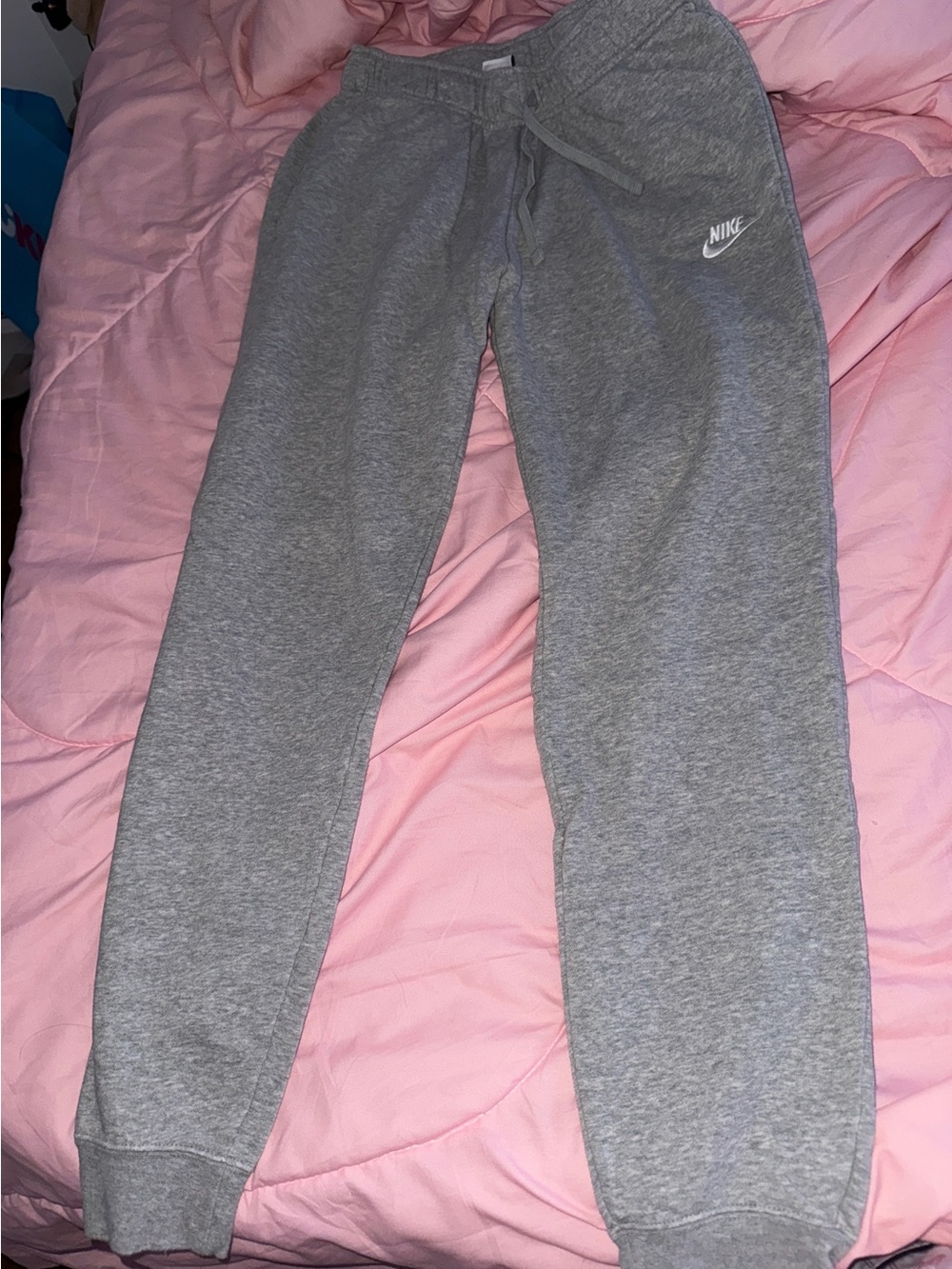 Nike Grey Fleece Jogger Sweatpants